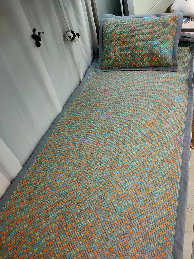 【90*200学生宿舍】寝室水洗斜纹双层四季单人床盖