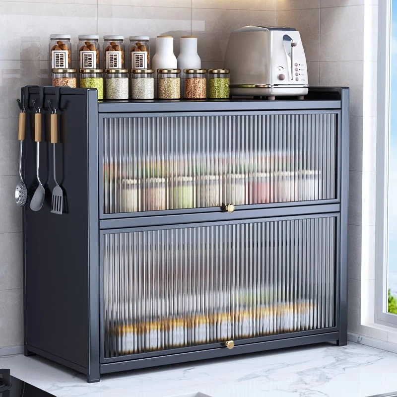 厨房调料置物架多层收纳调味品架家用台面防尘油盐醋调料架桌面柜