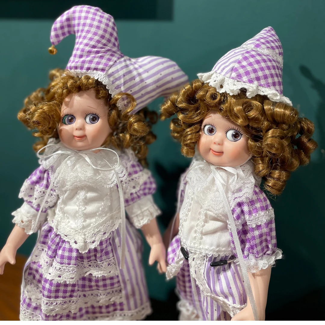 古董陶瓷娃娃小斜眼（主播叫到名字去拍备注编码）