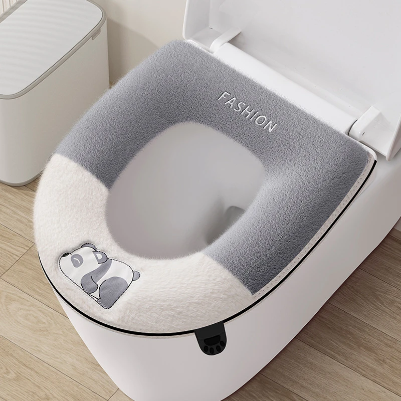 【福利包邮】马桶垫防水加厚马桶坐垫坐便套手提式拉链款坐便器垫