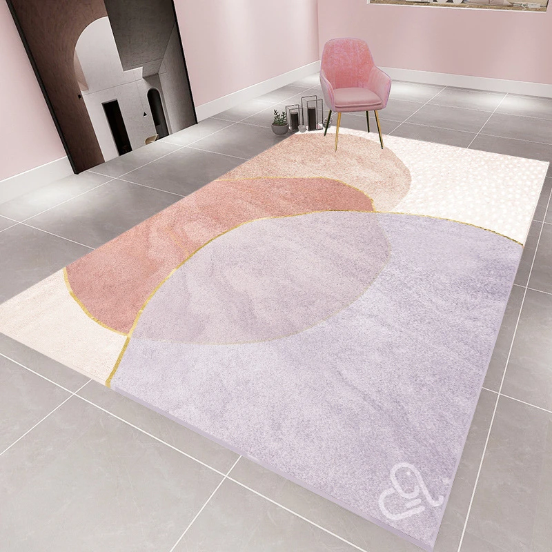 清新地毯客厅茶几毯家用大面积全铺少女ins北欧风地垫卧室床边毯