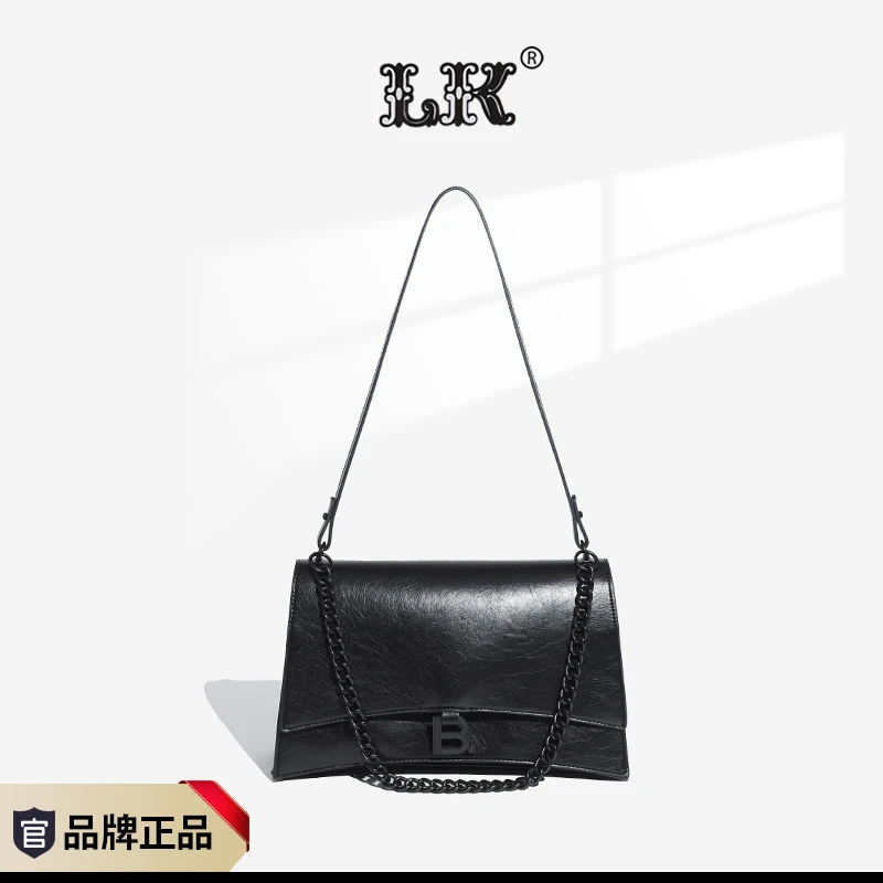 （长34高27厚14）新款时尚百搭包包女包黑色064【无礼盒】