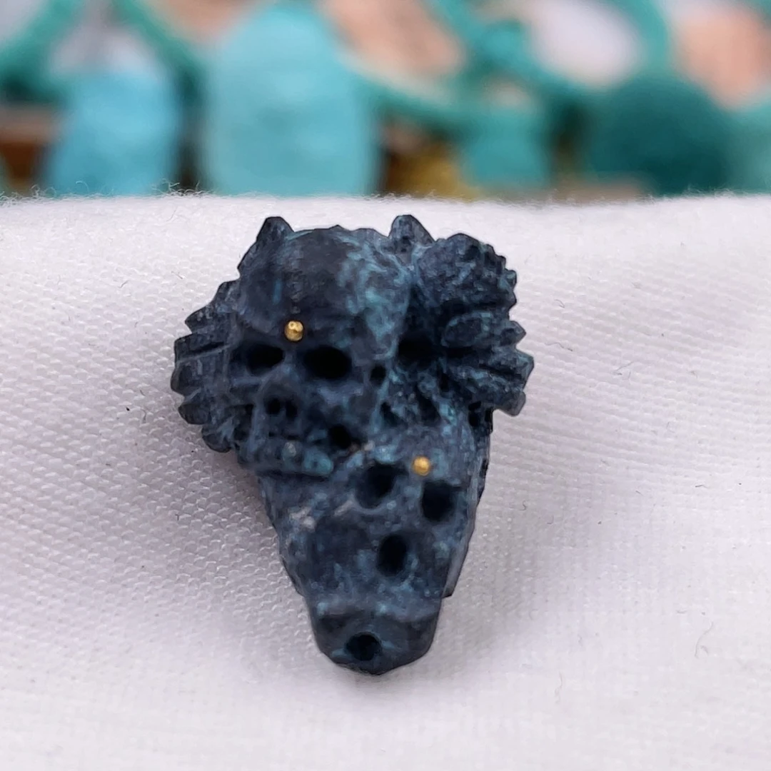 绿松石珠宝半成品未镶嵌