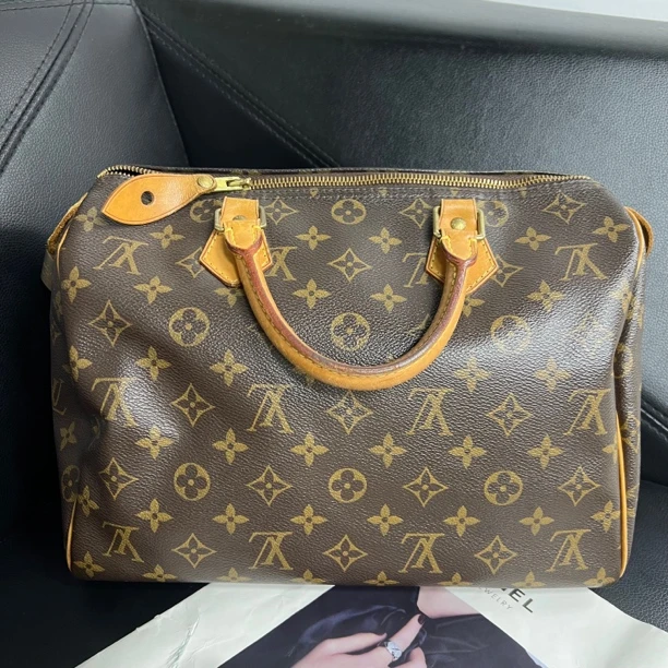 95新 LouisVuitton/路易威登 捐金沉珠/speedy30手提包经典