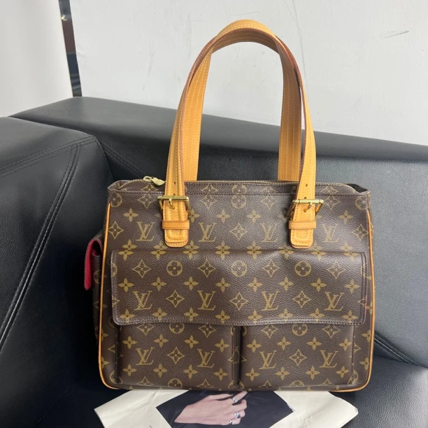 95新 LouisVuitton/路易威登 捐金沉珠/大号骆驼单肩