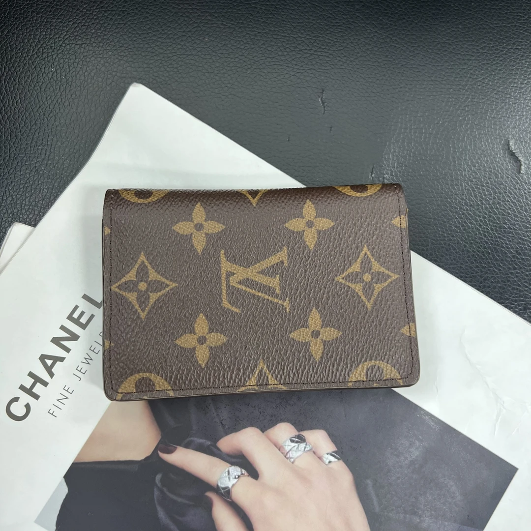 95新 LouisVuitton/路易威登 捐金沉珠/老花卡包