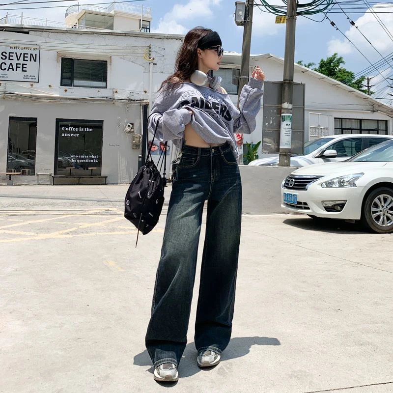 【吴姐定制】H9250新款夏季时尚百搭休闲牛仔裤