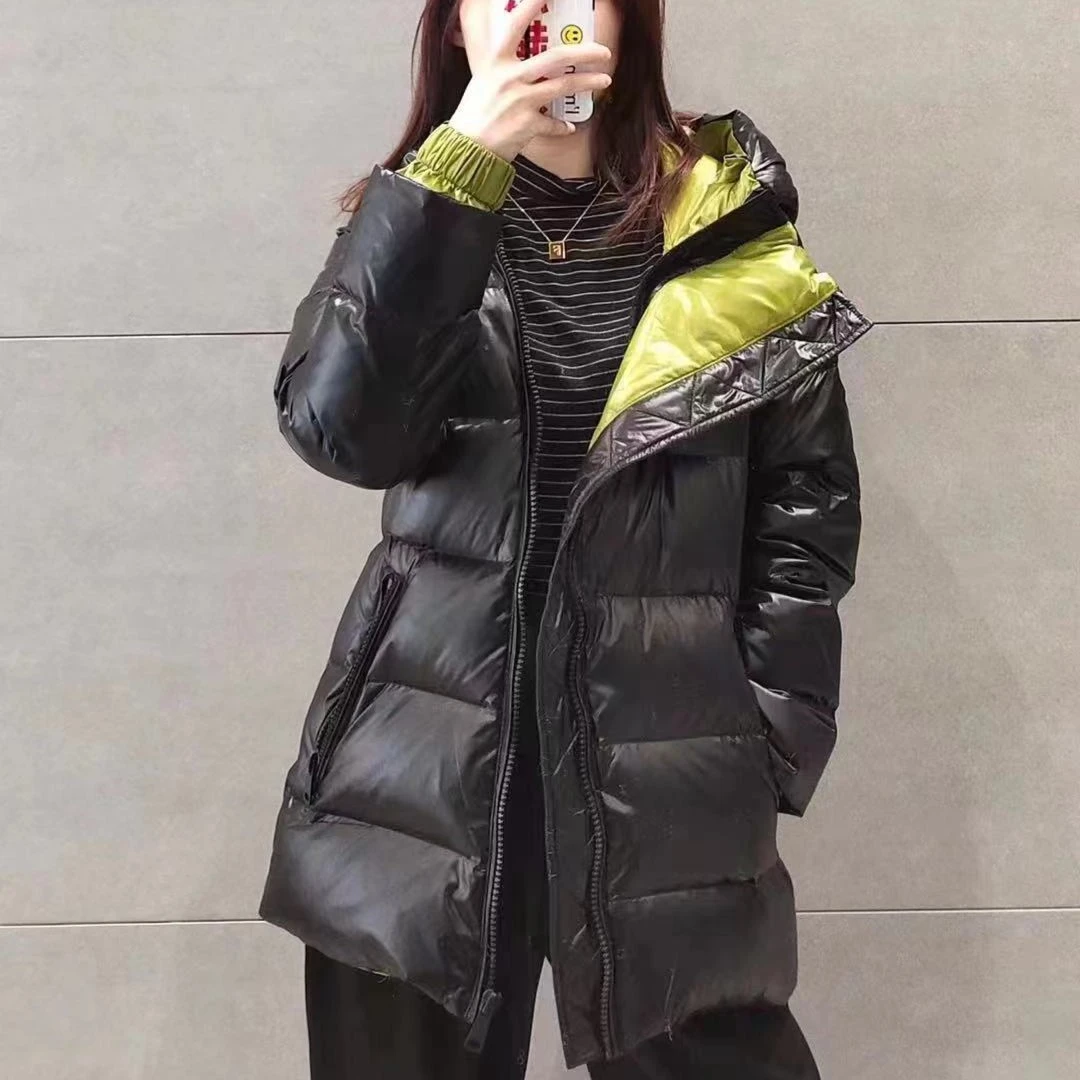 【吴姐定制】02101时尚短款女士轻巧保暖白鸭绒外套