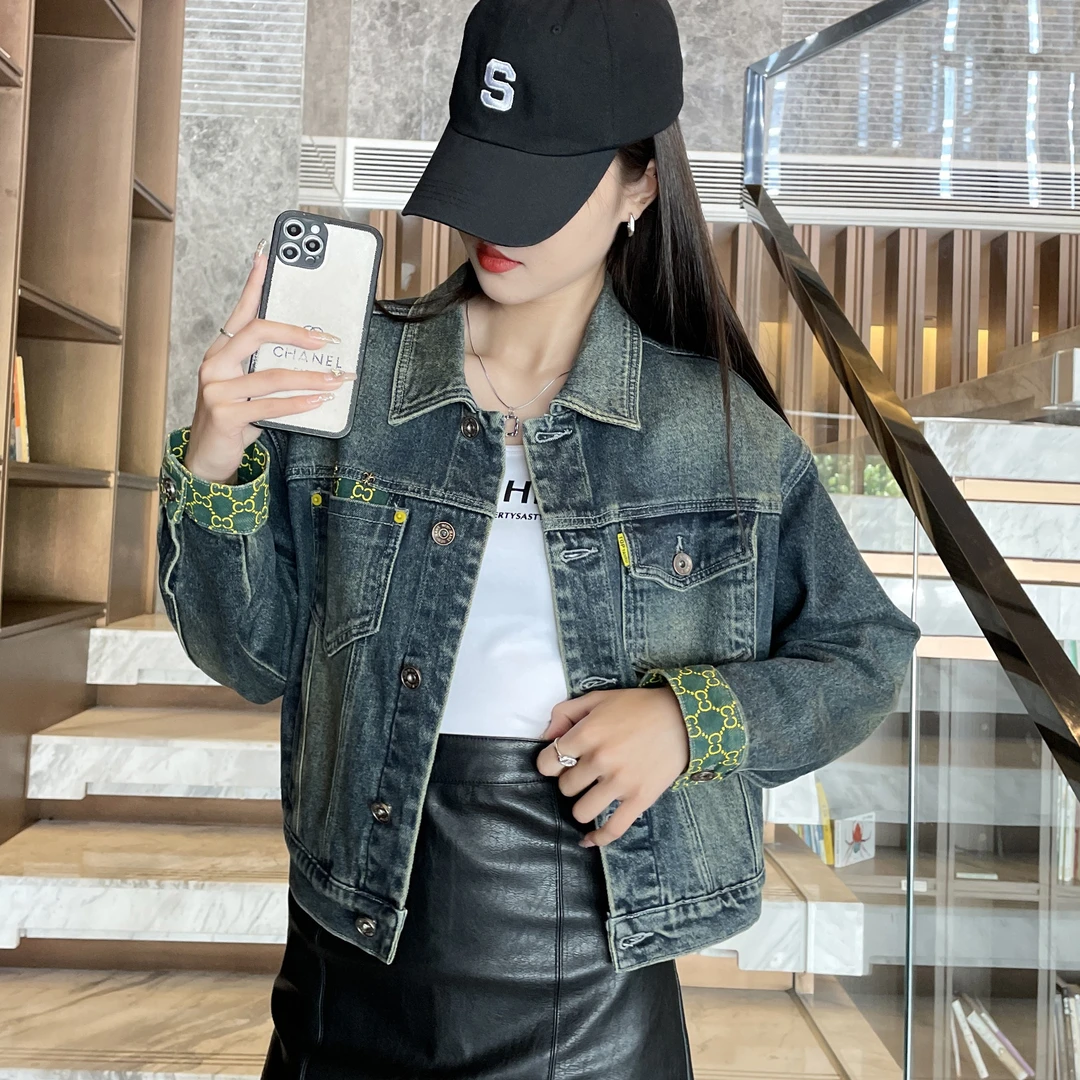 【吴姐定制】VY9372 新款显瘦牛仔短外套