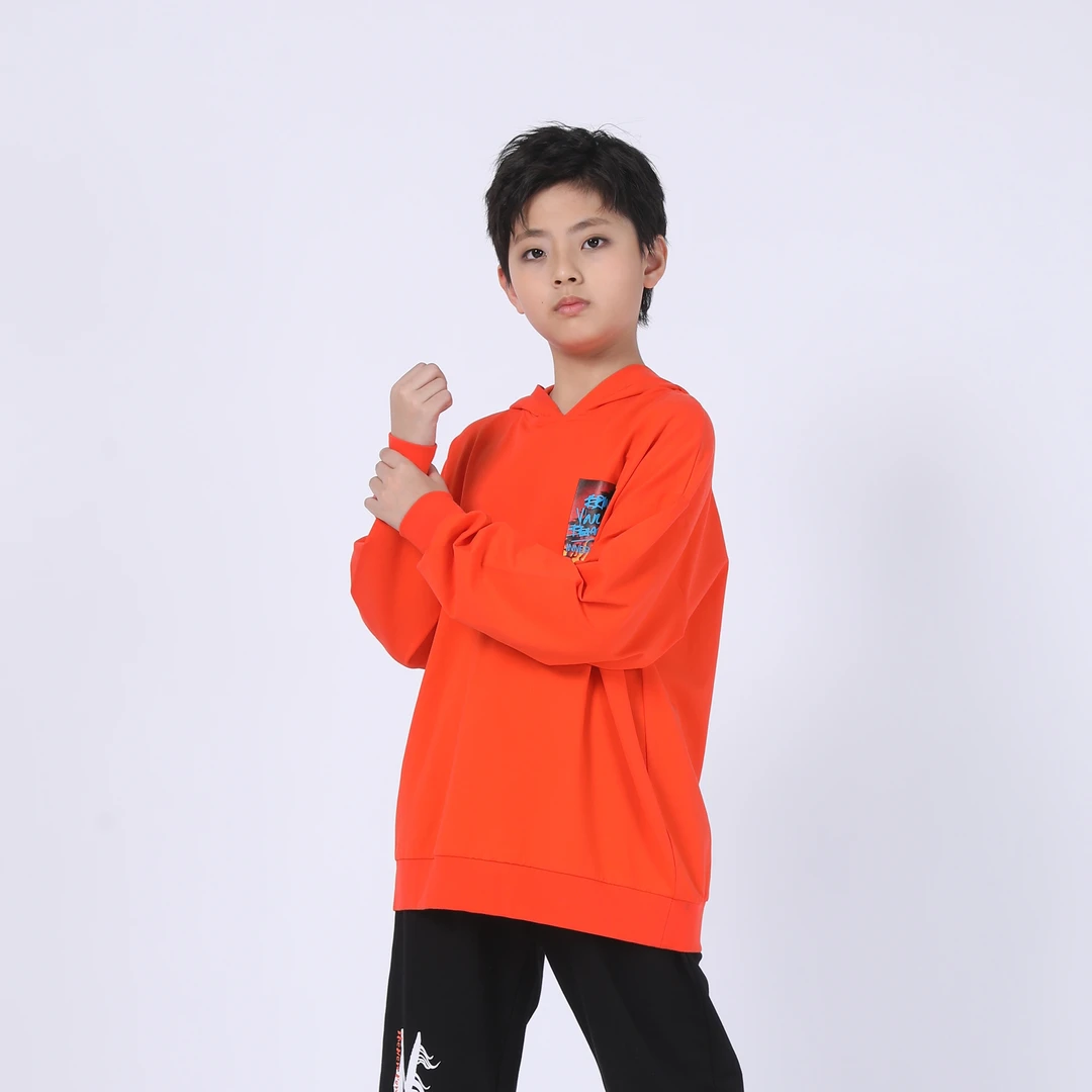 321126003男童连帽卫衣春秋长袖套头衫（YIHAO）