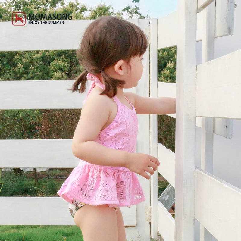 儿童泳衣女童分体裙式女孩小公主韩版游泳衣小童宝宝可爱温泉泳装