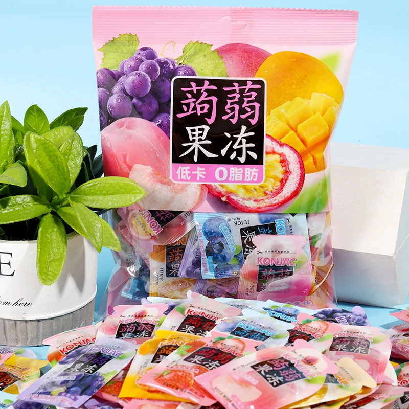 【III】50枚！巧遇心蒟蒻果冻低卡零脂肪低热量果汁果冻低卡零食