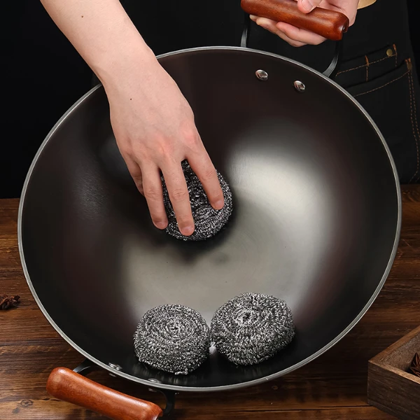 十八叔【第五代菱花防滑】圆底生铁铸铁炒锅厨房必备工具