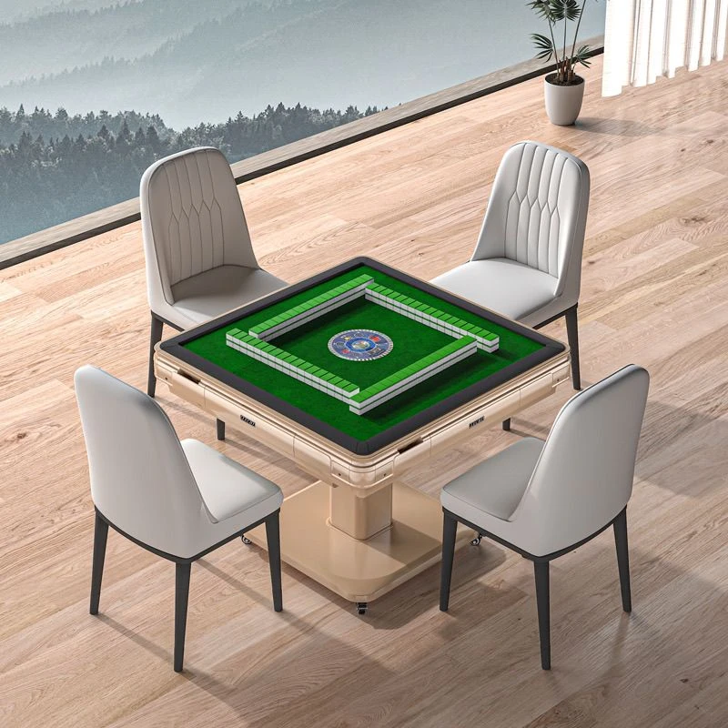 全自动家用休闲麻将机折叠款餐桌两用麻将桌取暖新款多功能四口机