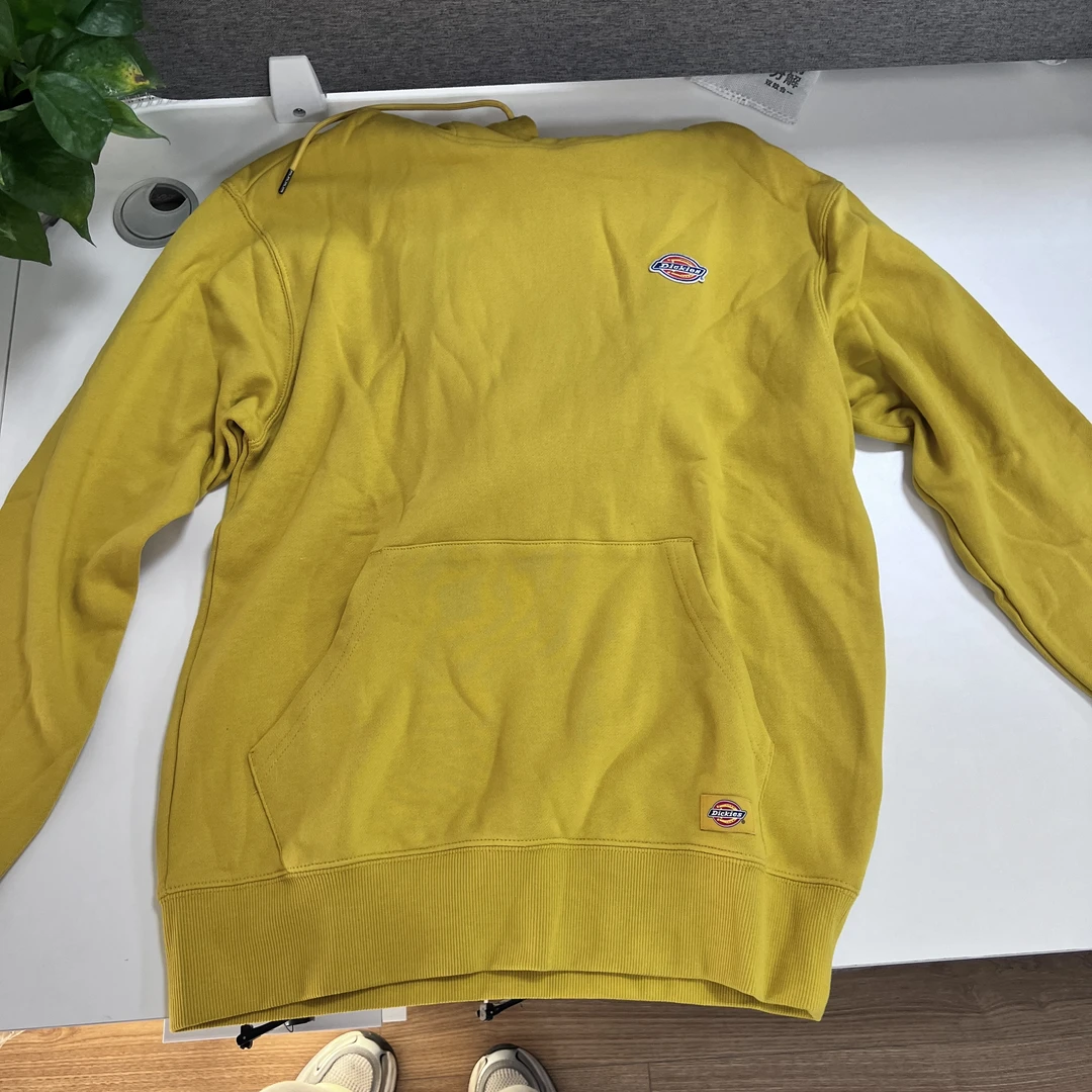 DK009427  全棉毛圈布LOGO绣花徽章休闲版型连帽卫衣