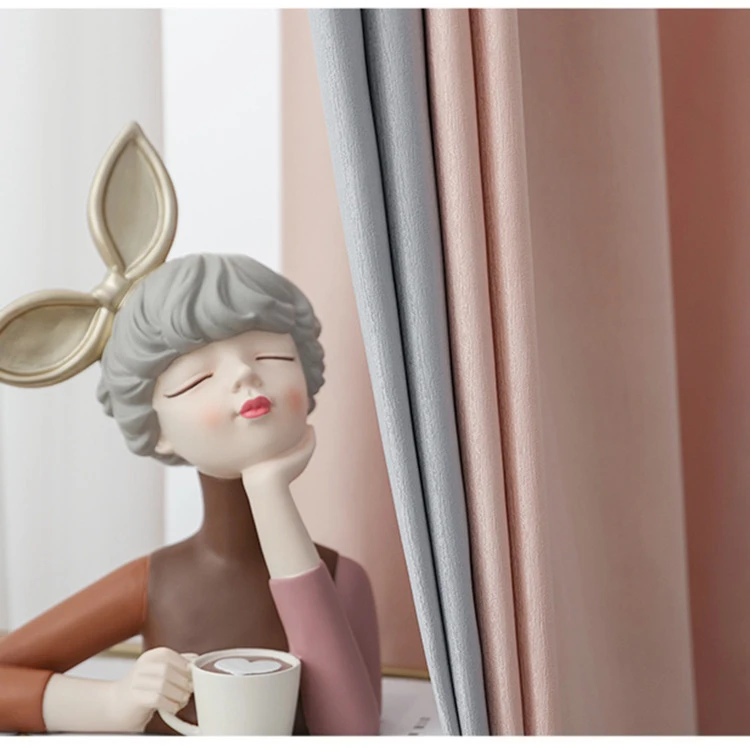 【主推爆款】新款高精密纯色光面涤纶窗帘简约轻奢定制卧室客厅
