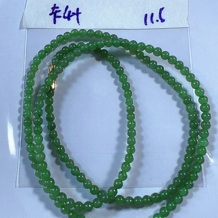 定制翡翠未镶嵌翡翠珠链