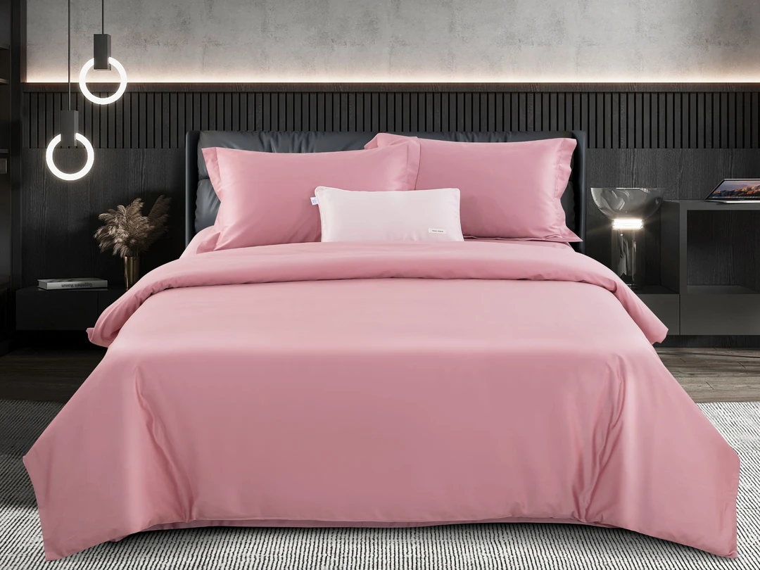 【盛佳y】100支全棉纯色简约四件套