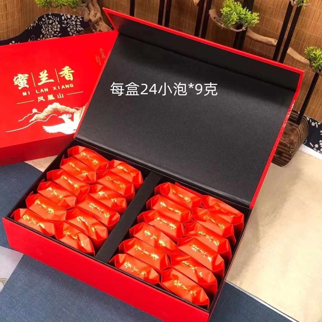 集铭香广东潮州凤凰单丛茶蜜兰香鲜叶茶jmx328独立装24泡*9克精美