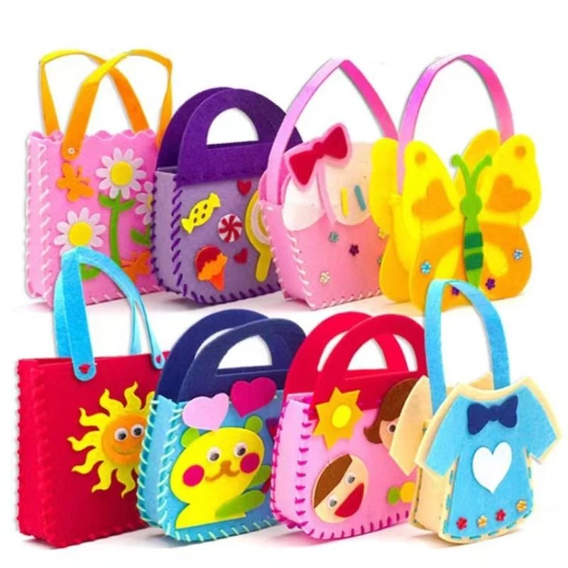 儿童缝缝乐不织布幼儿园手工制作材料包亲子diy女孩创意自制玩具