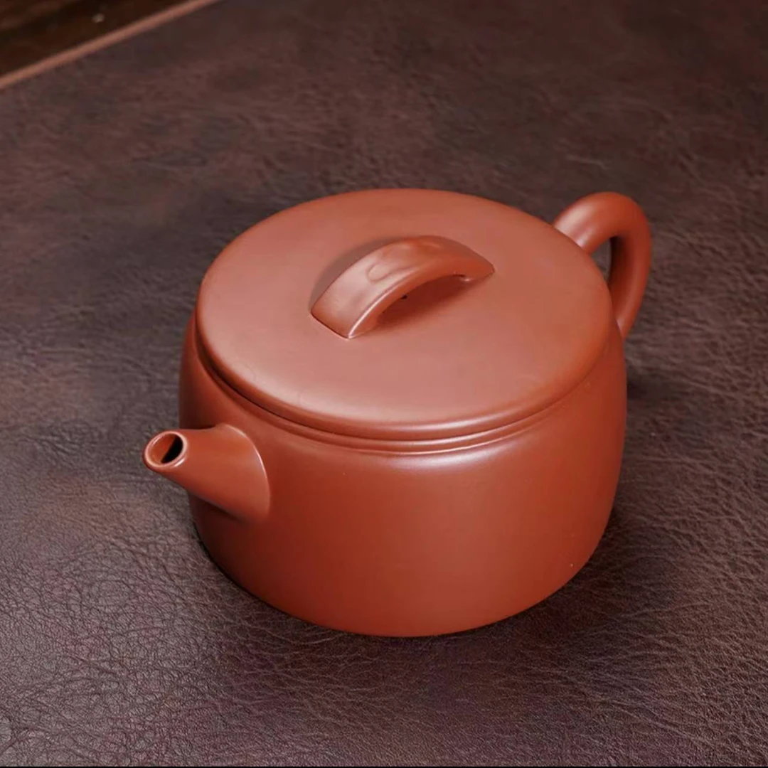 原矿紫砂壶朱泥汉瓦凤鸣壶带证书紫砂壶单壶