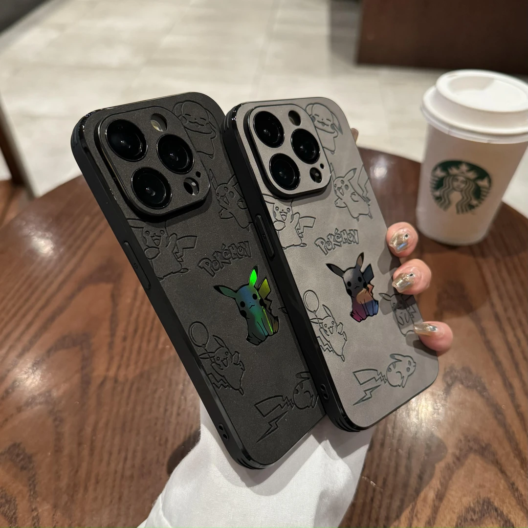 自带镜头膜潮牌卡通苹果12/13适用14promax创意iPhone16/15手机壳