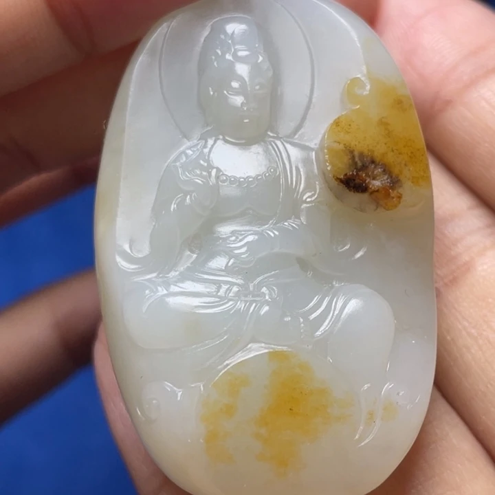 和田玉吊坠(不含链)未镶嵌