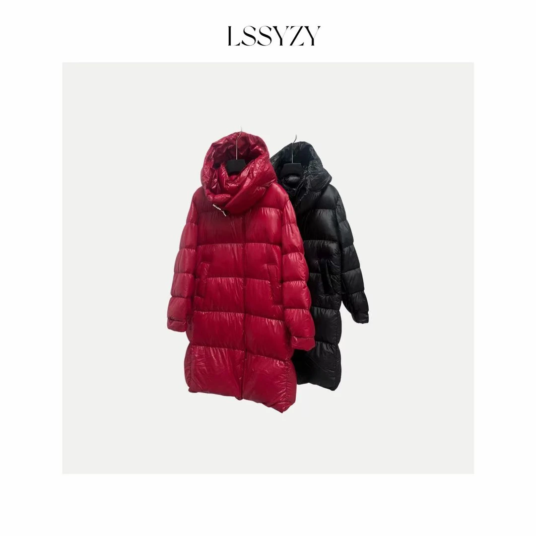 简约时尚长款羽绒服1228#