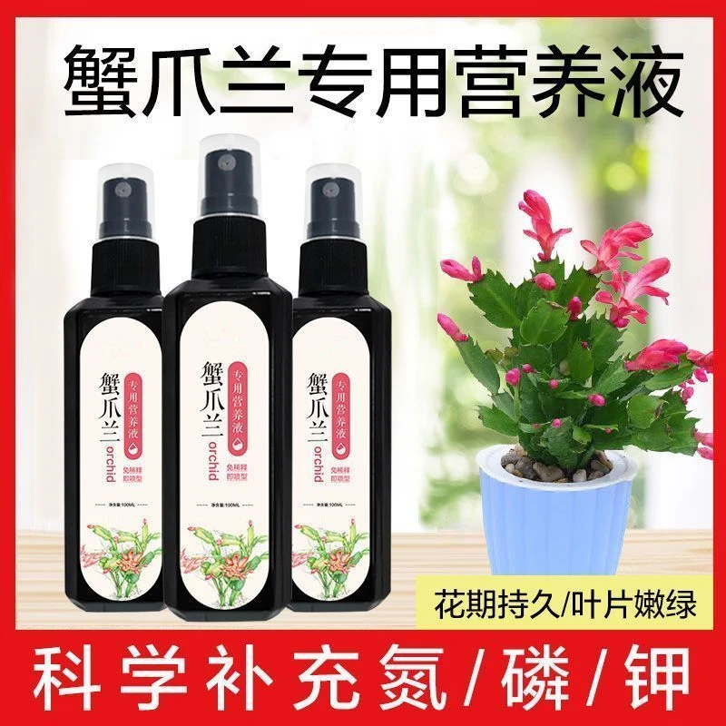 【急救软烂】蟹爪兰专用营养液急救发蔫软烂黄叶壮根液体肥通用生长