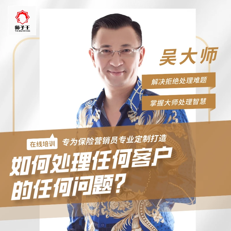 师子王《拒绝处理313大师智慧》训练营