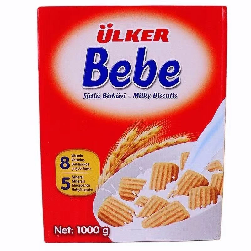 ULKER/优客客牌UlkerBebe牛奶零食饼干营养进口1000克牛奶饼干
