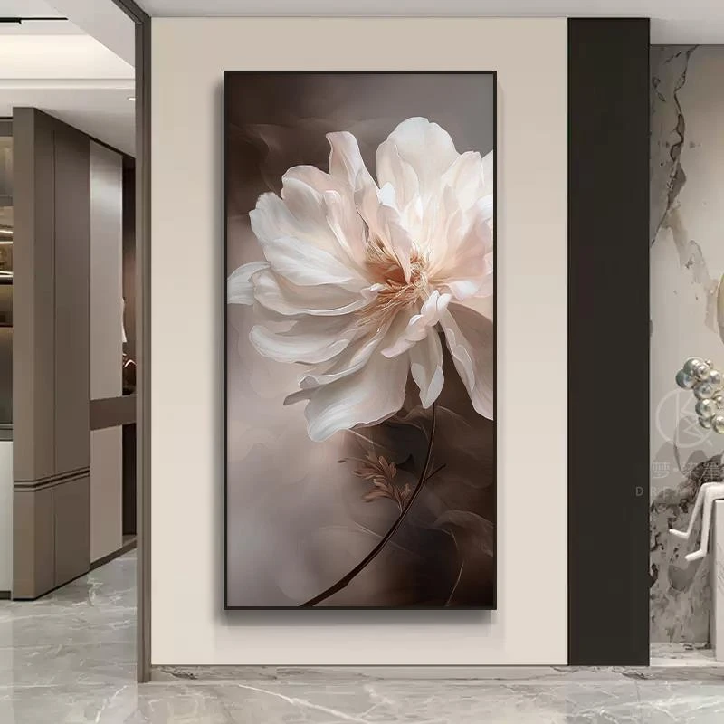现代简约玄关装饰画极简轻奢走廊过道挂画大气高级感入户墙面壁画