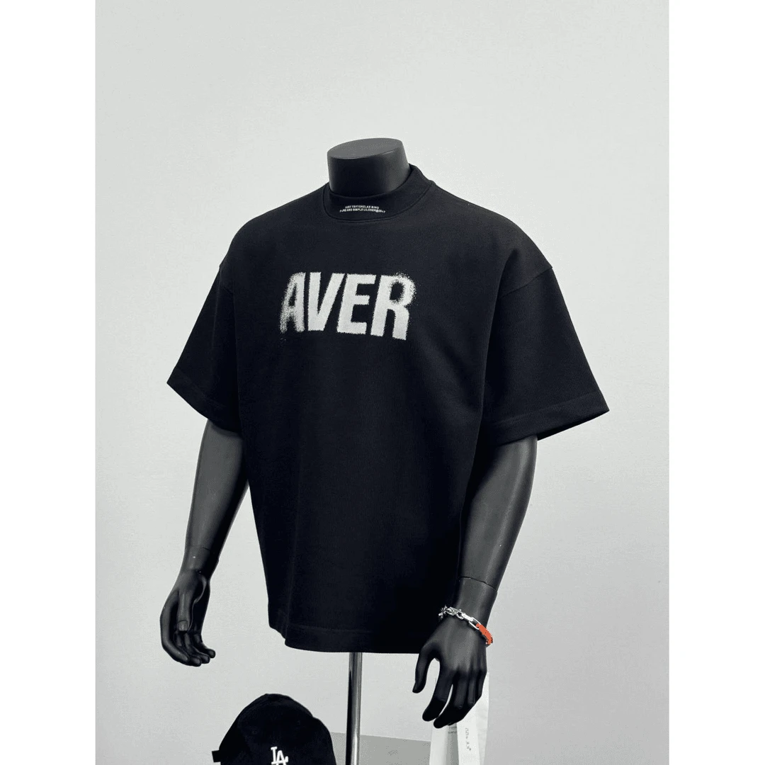 夏季潮牌短袖男女情侣字母宽松印花半袖T恤重磅休闲高街圆领体恤