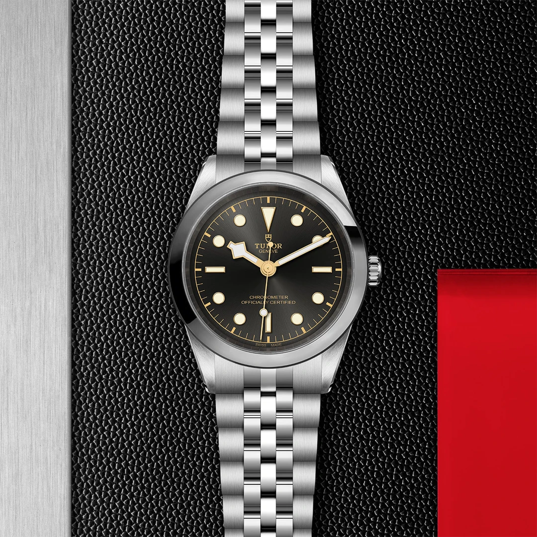 全新未使用 TUDOR/帝舵 碧湾五珠链黑素圈/31-41mm/经典时尚气质