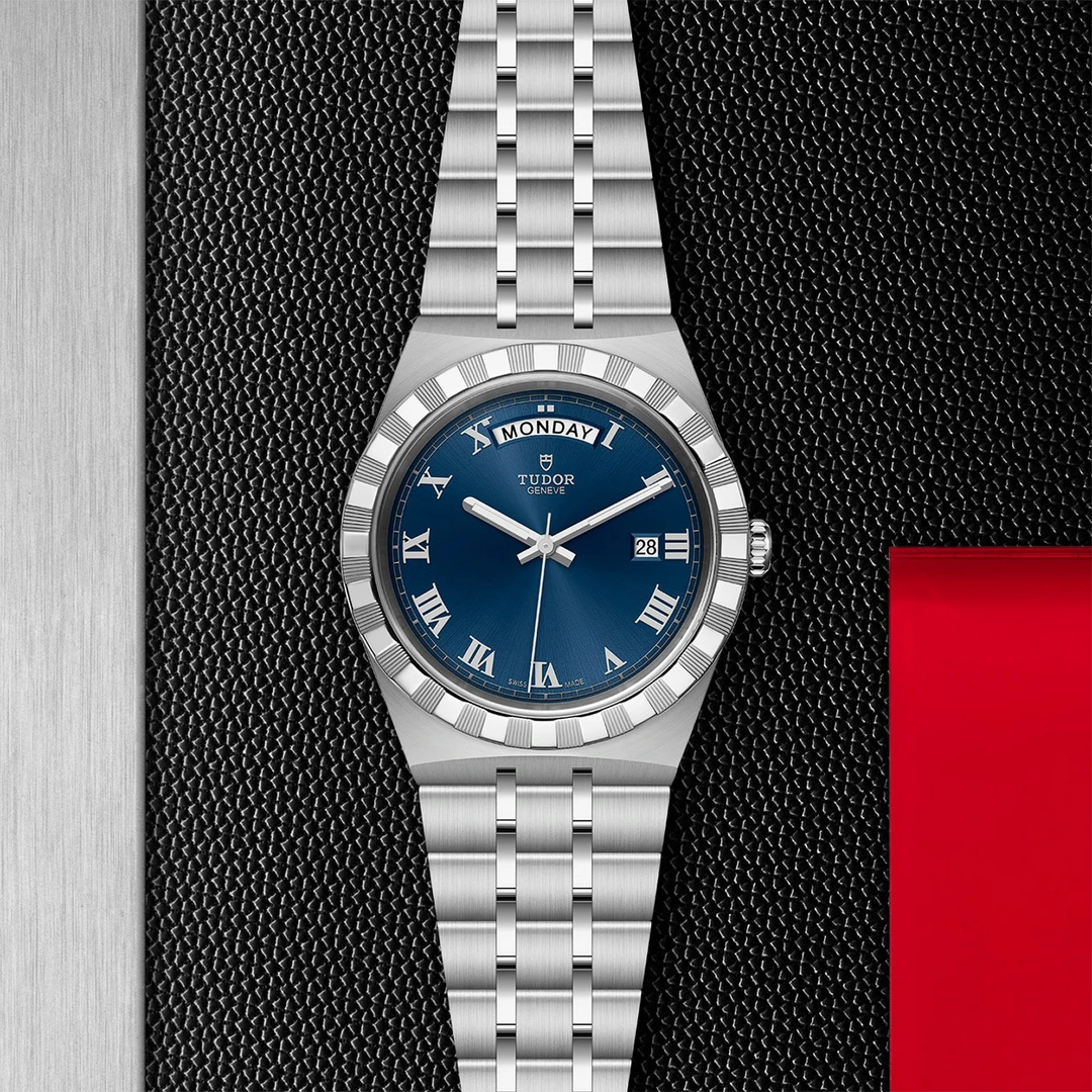 全新未使用 TUDOR/帝舵 皇家蓝罗马/28-41mm/全自动机械腕表