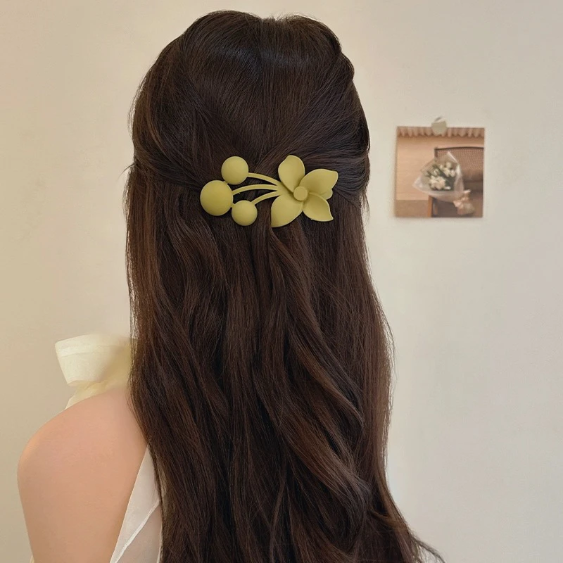 高级感发夹女网红夹子后脑勺盘发神器鸭嘴一字抓夹头饰发卡气质