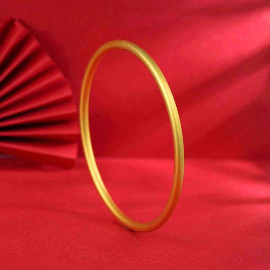 铜合金手镯 【返场特惠】高定3N细圈磨砂素示实心手镯