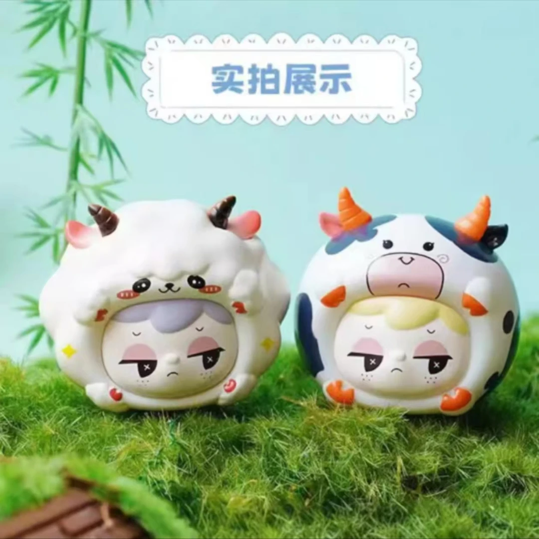 【小白潮玩-乌龟对对碰】国潮玩具潮玩 盲盒 手办 超萌好物