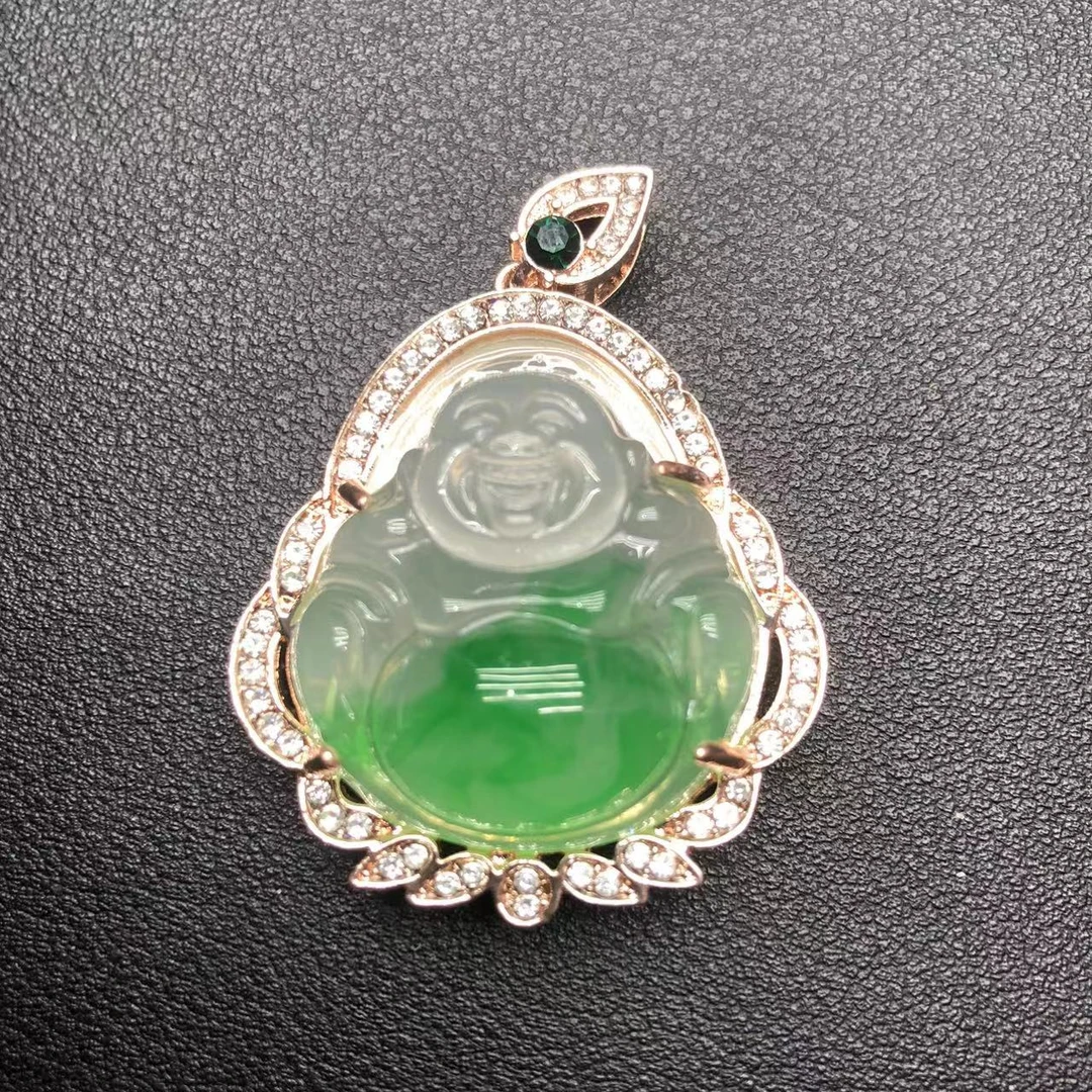 DF273 精美佛公珠宝吊坠赠绳  尺寸33*36*15mm