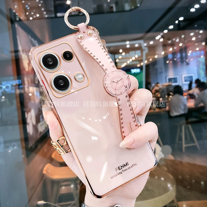 红米note13手机壳套小米note13Pro十+腕带新款防摔保护壳女款por