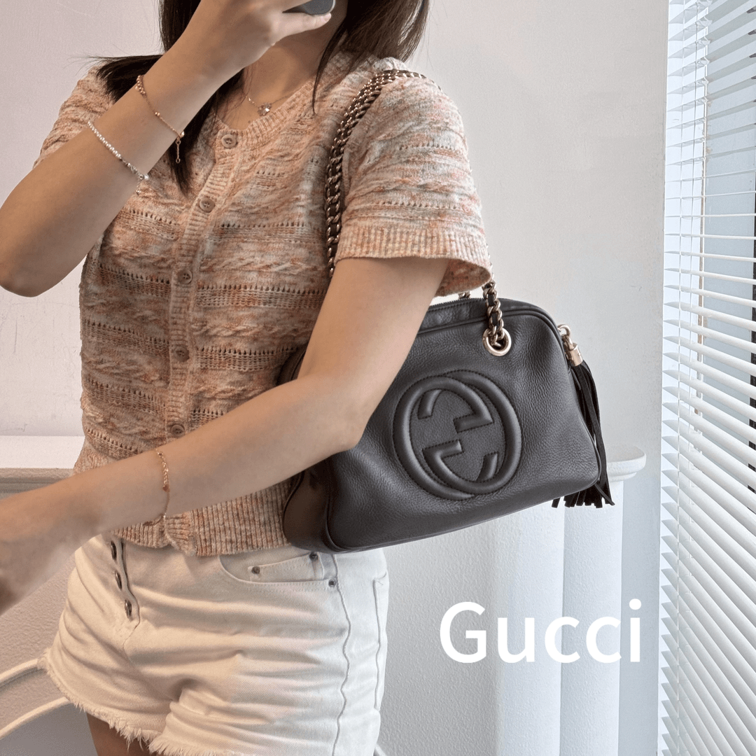 95新 GUCCI/古驰 老板娘 单肩包 斜挎包