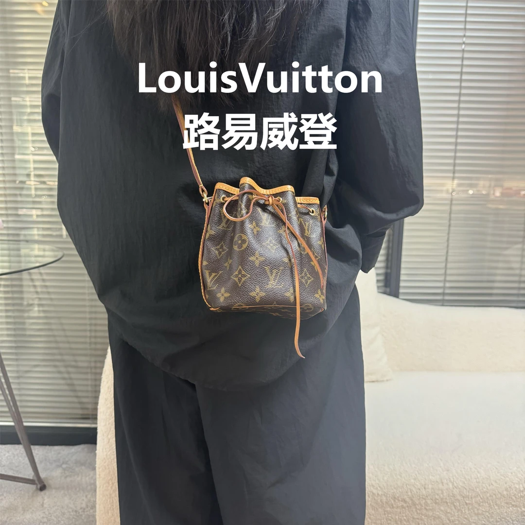 95新 LouisVuitton/路易威登 nano noe小水桶/甜甜优选/50191