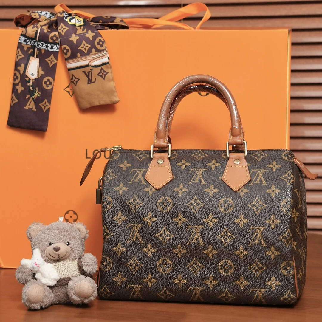 95新 LV speedy30波士顿手提款/优尔严选/60641