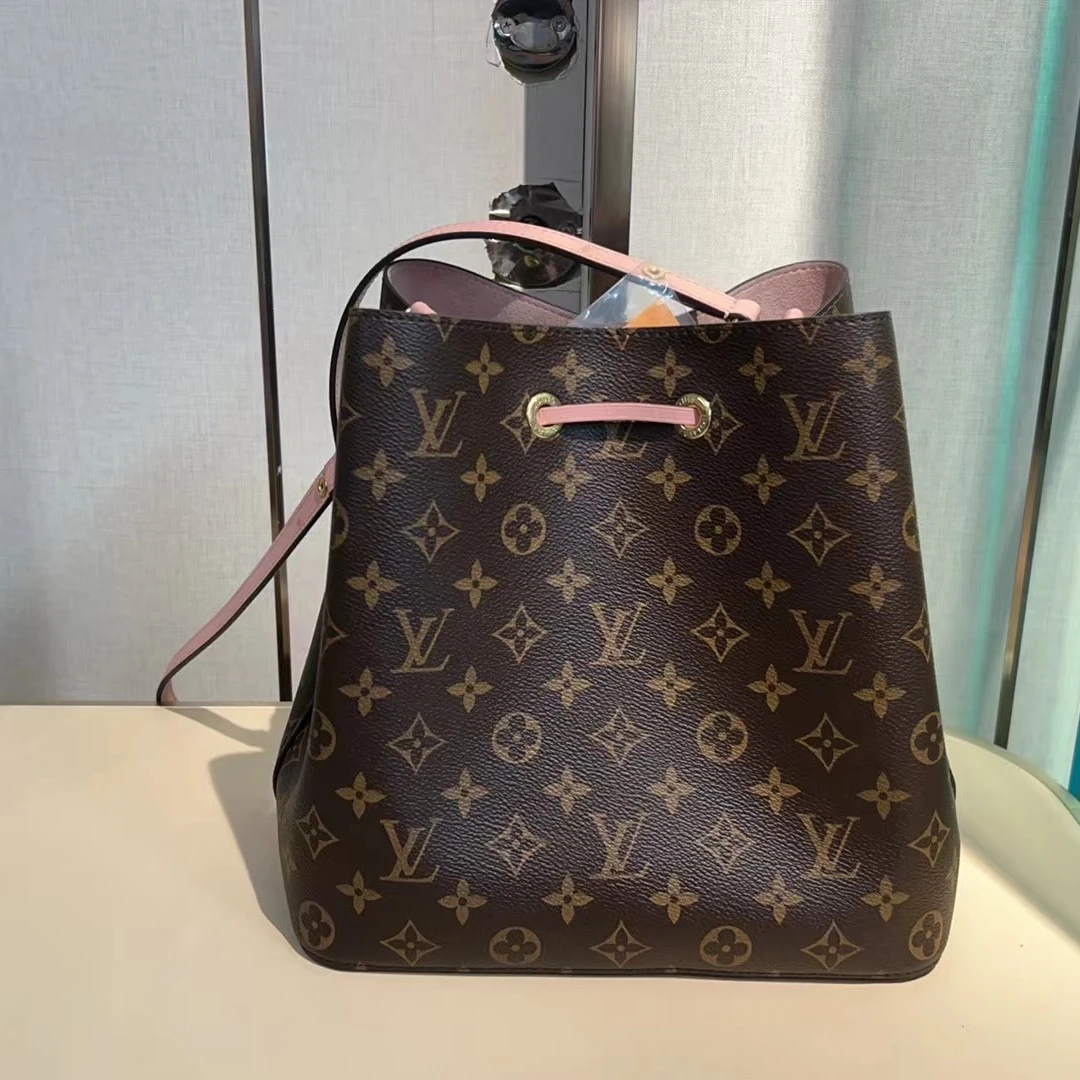 99新 LouisVuitton/路易威登 97新抽绳水桶粉内里/创易甄选/69908