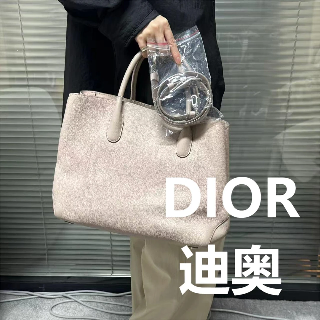 95新 DIOR/迪奥 粉色托特手提包/甜甜精选/63009