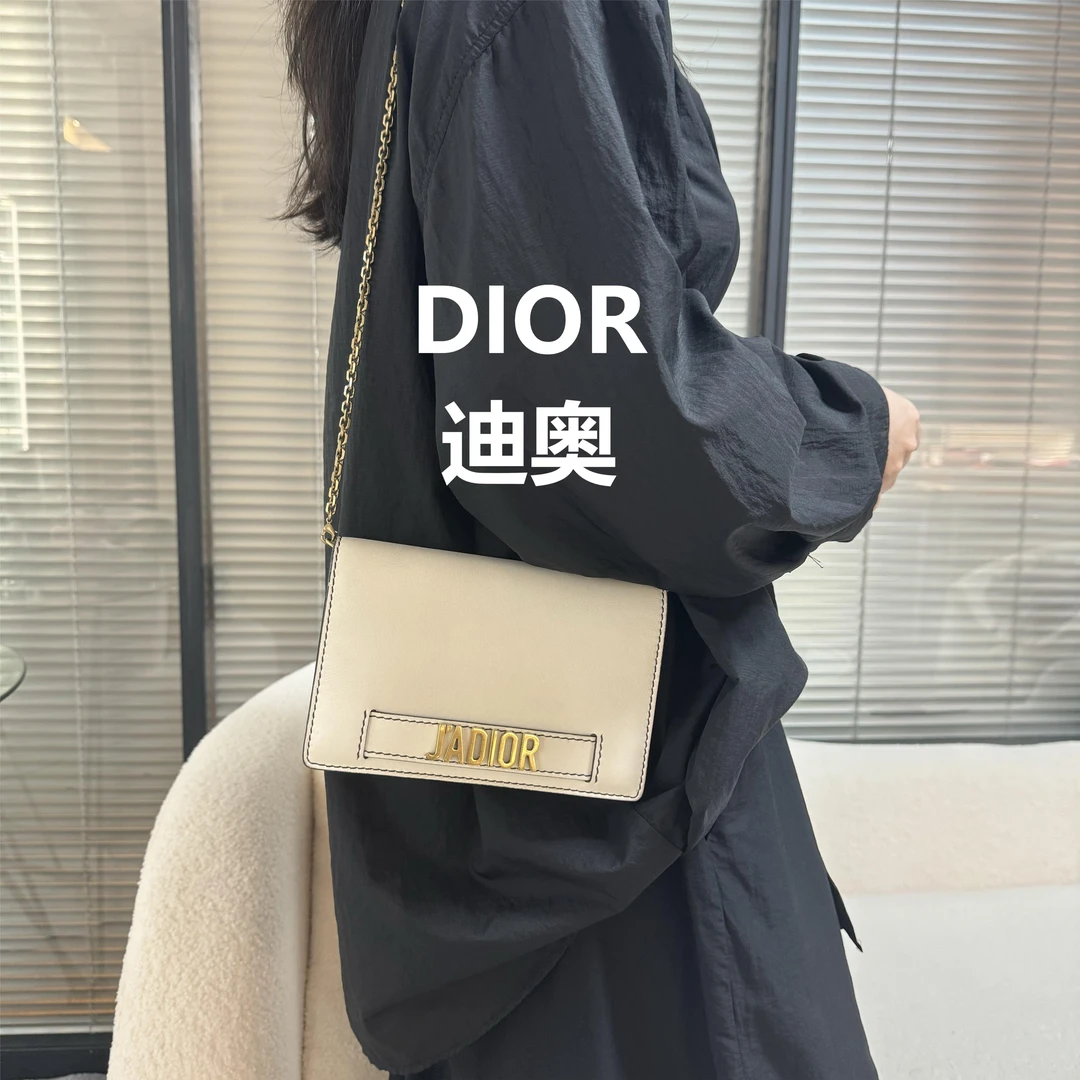 95新 DIOR/迪奥 白色手拿包钱包/优尔严选/54871