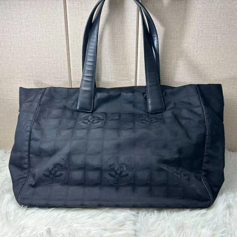 95新 Chanel/香奈儿 黑色单肩手提包/云海优选