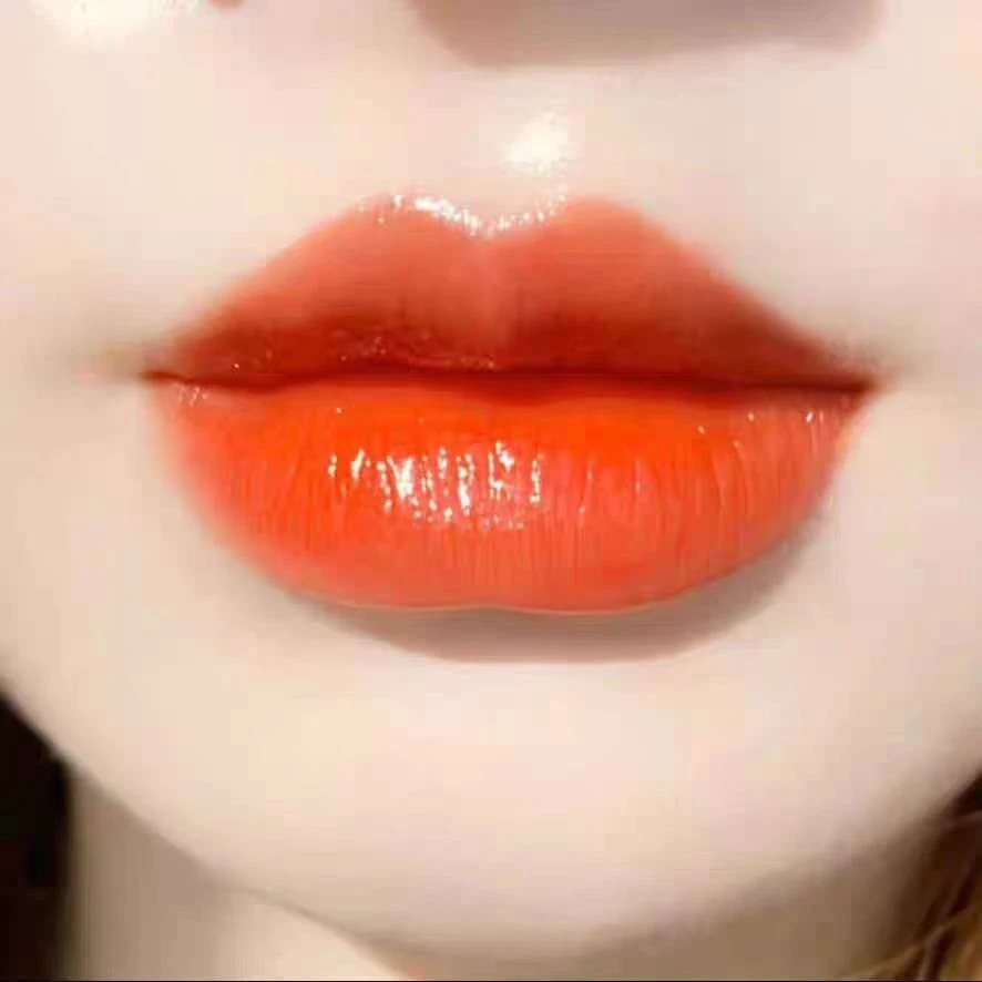 显白活力笑容橙爆款热卖胡萝卜色橘红口红滋润保湿不拔干口红