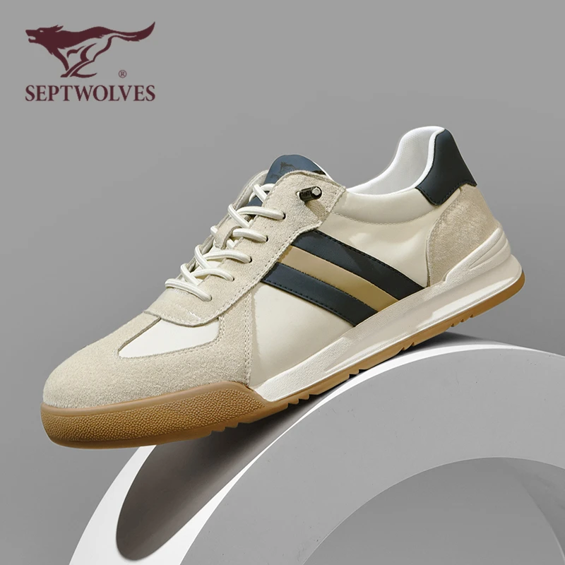 七匹狼百搭阿甘鞋春季新款复古潮流休闲鞋男原创户外低帮时尚男鞋