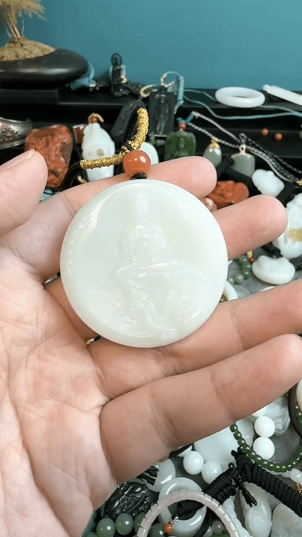 【闪购商品】和田玉吊坠未镶嵌普贤